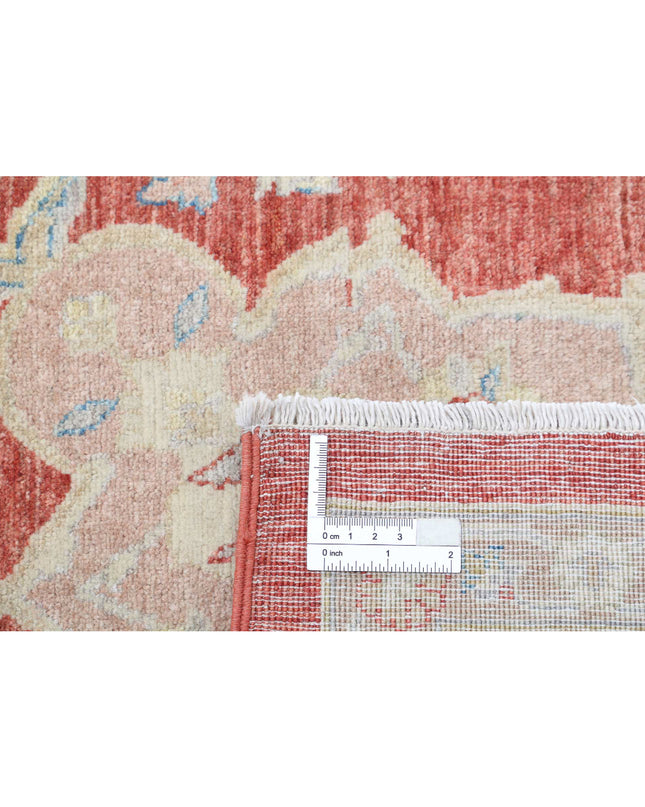 Ariana 6' 10" X 10' 1" Hand Knotted Wool Rug 6' 10" X 10' 1" (208 X 307) / Red / Wool