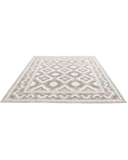 Ariana 8' 1" X 9' 7" Hand Knotted Wool Rug 8' 1" X 9' 7" (246 X 292) / Brown / Wool