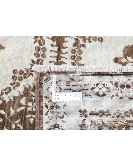 Ariana 8' 1" X 9' 7" Hand Knotted Wool Rug 8' 1" X 9' 7" (246 X 292) / Brown / Wool
