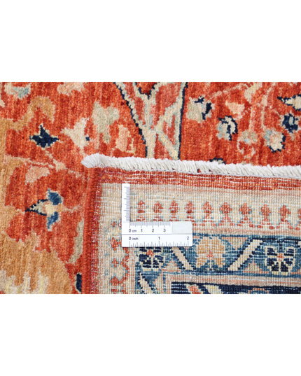 Ariana 6' 0" X 9' 1" Hand Knotted Wool Rug 6' 0" X 9' 1" (183 X 277) / Rust / Wool