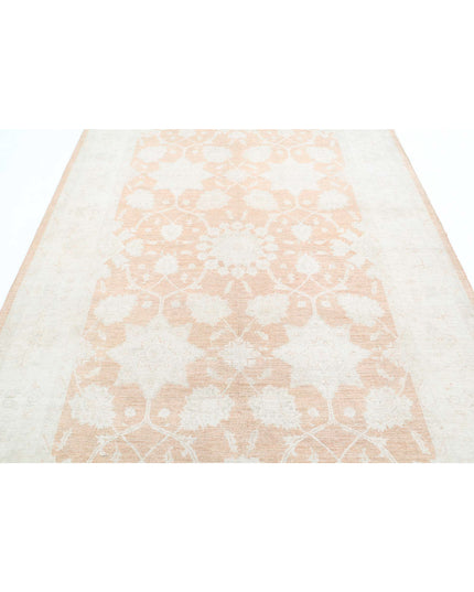 Ariana 6' 4" X 9' 4" Hand Knotted Wool Rug 6' 4" X 9' 4" (193 X 284) / Rust / Wool