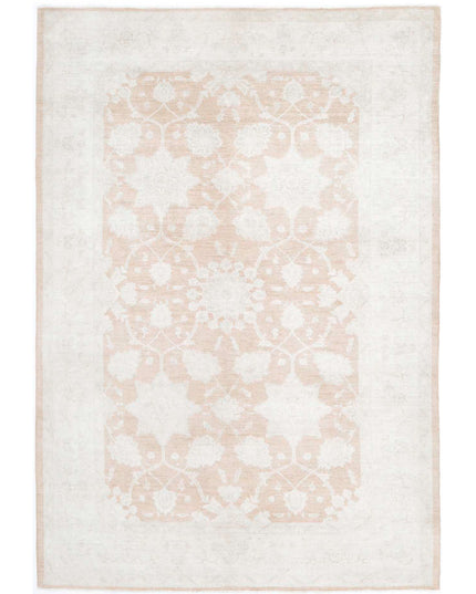 Ariana 6' 4" X 9' 4" Hand Knotted Wool Rug 6' 4" X 9' 4" (193 X 284) / Rust / Wool