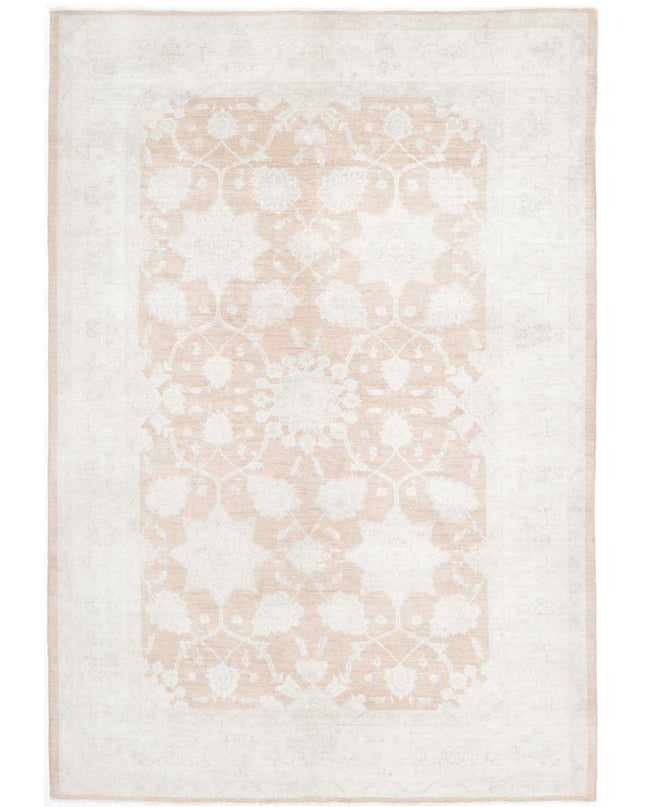 Ariana 6' 4" X 9' 4" Hand Knotted Wool Rug 6' 4" X 9' 4" (193 X 284) / Rust / Wool