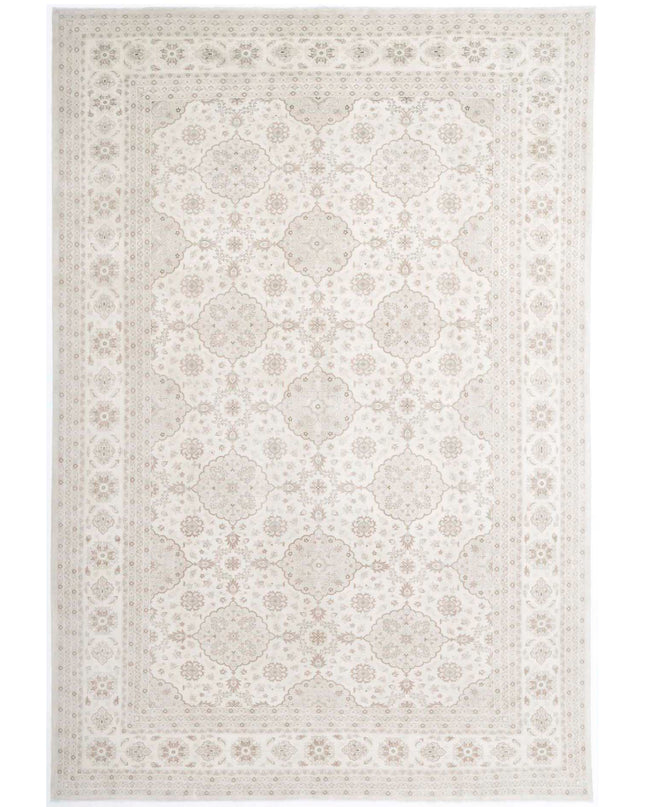 Ariana 9' 7" X 14' 7" Hand Knotted Wool Rug 9' 7" X 14' 7" (292 X 444) / Ivory / Wool
