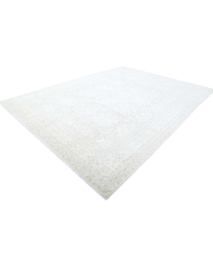 Ariana 9' 10" X 13' 5" Hand Knotted Wool Rug 9' 10" X 13' 5" (300 X 409) / Ivory / Wool