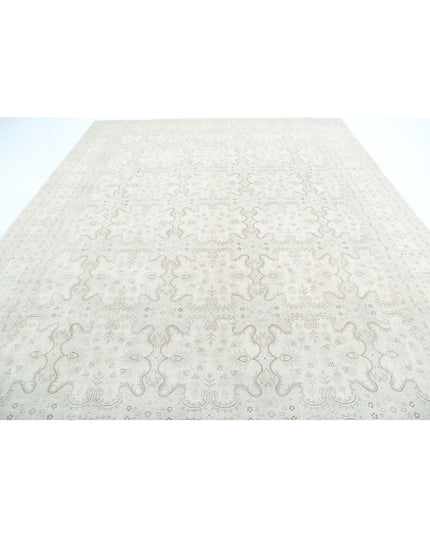 Ariana 9' 10" X 13' 5" Hand Knotted Wool Rug 9' 10" X 13' 5" (300 X 409) / Ivory / Wool