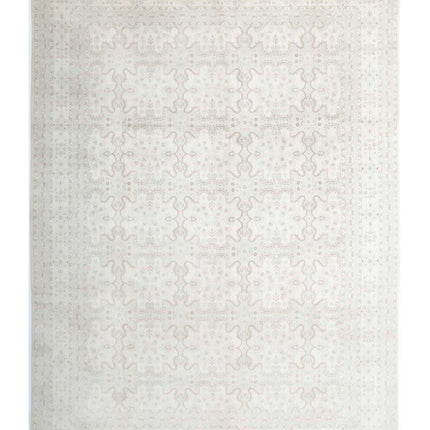 Ariana 9' 10" X 13' 5" Hand Knotted Wool Rug 9' 10" X 13' 5" (300 X 409) / Ivory / Wool