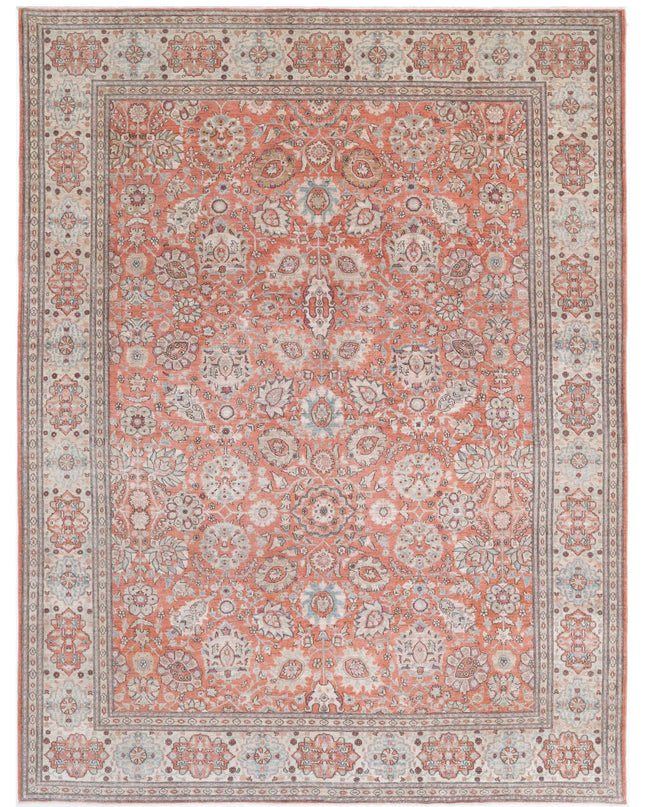 Ariana 8' 10" X 11' 7" Hand Knotted Wool Rug 8' 10" X 11' 7" (269 X 353) / Pink / Wool
