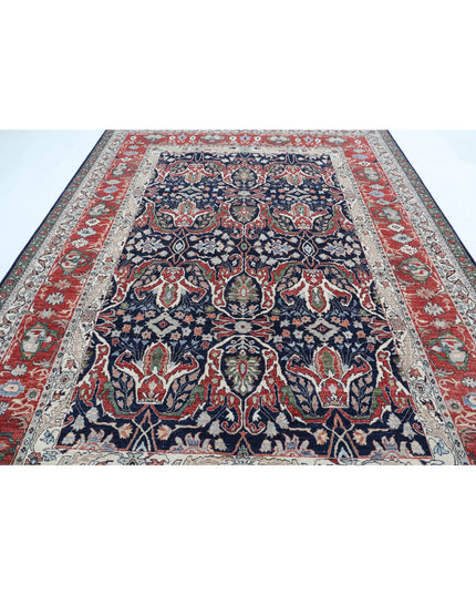 Ariana 8' 6" X 11' 7" Hand Knotted Wool Rug 8' 6" X 11' 7" (259 X 353) / Blue / Wool