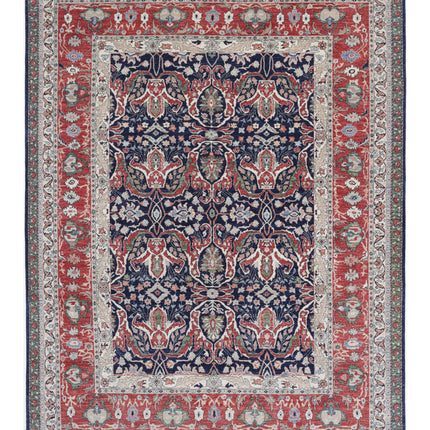Ariana 8' 6" X 11' 7" Hand Knotted Wool Rug 8' 6" X 11' 7" (259 X 353) / Blue / Wool