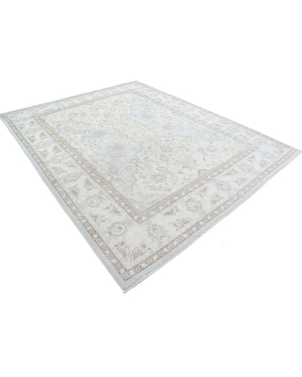 Ariana 7' 11" X 10' 2" Hand Knotted Wool Rug 7' 11" X 10' 2" (241 X 310) / Ivory / Wool
