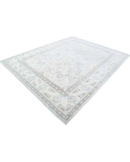 Ariana 7' 11" X 10' 2" Hand Knotted Wool Rug 7' 11" X 10' 2" (241 X 310) / Ivory / Wool