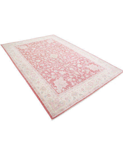 Ariana 6' 10" X 10' 0" Hand Knotted Wool Rug 6' 10" X 10' 0" (208 X 305) / Red / Wool