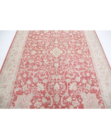 Ariana 6' 10" X 10' 0" Hand Knotted Wool Rug 6' 10" X 10' 0" (208 X 305) / Red / Wool