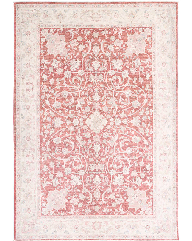 Ariana 6' 10" X 10' 0" Hand Knotted Wool Rug 6' 10" X 10' 0" (208 X 305) / Red / Wool