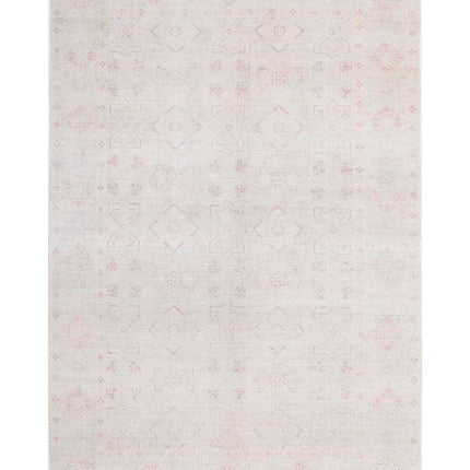 Ariana 5' 10" X 8' 1" Hand Knotted Wool Rug 5' 10" X 8' 1" (178 X 246) / Ivory / Wool
