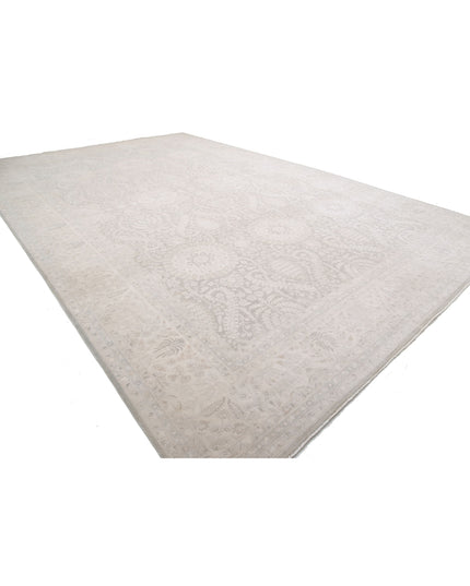 Ariana 13' 8" X 21' 3" Hand Knotted Wool Rug 13' 8" X 21' 3" (417 X 648) / Grey / Wool