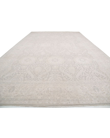 Ariana 13' 8" X 21' 3" Hand Knotted Wool Rug 13' 8" X 21' 3" (417 X 648) / Grey / Wool