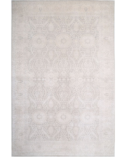 Ariana 13' 8" X 21' 3" Hand Knotted Wool Rug 13' 8" X 21' 3" (417 X 648) / Grey / Wool