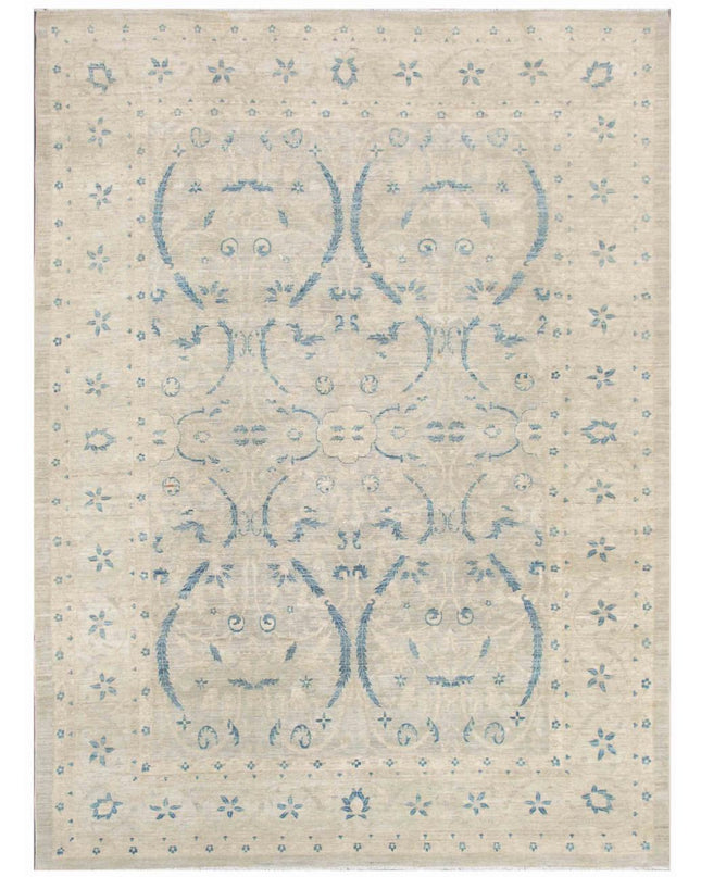 Ariana 9' 3" X 11' 11" Hand Knotted Wool Rug 9' 3" X 11' 11" (282 X 363) / Grey / Wool