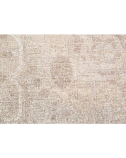 Ariana 4' 1" X 14' 3" Hand Knotted Wool Rug 4' 1" X 14' 3" (124 X 434) / Lilac / Wool