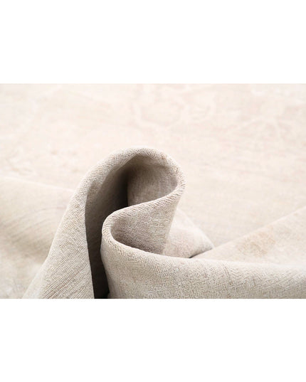 Ariana 4' 1" X 14' 3" Hand Knotted Wool Rug 4' 1" X 14' 3" (124 X 434) / Lilac / Wool