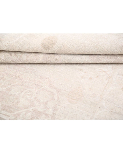 Ariana 4' 1" X 14' 3" Hand Knotted Wool Rug 4' 1" X 14' 3" (124 X 434) / Lilac / Wool