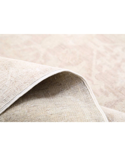 Ariana 4' 1" X 14' 3" Hand Knotted Wool Rug 4' 1" X 14' 3" (124 X 434) / Lilac / Wool