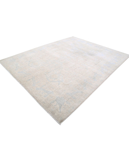 Ariana 7' 11" X 10' 0" Hand Knotted Wool Rug 7' 11" X 10' 0" (241 X 305) / Ivory / Wool
