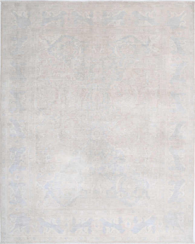 Ariana 7' 11" X 10' 0" Hand Knotted Wool Rug 7' 11" X 10' 0" (241 X 305) / Ivory / Wool