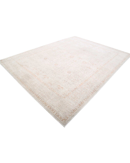 Ariana 8' 0" X 10' 7" Hand Knotted Wool Rug 8' 0" X 10' 7" (244 X 322) / Ivory / Wool