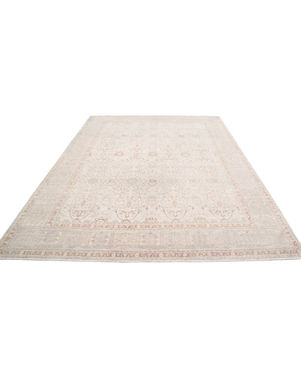 Ariana 8' 0" X 10' 7" Hand Knotted Wool Rug 8' 0" X 10' 7" (244 X 322) / Ivory / Wool