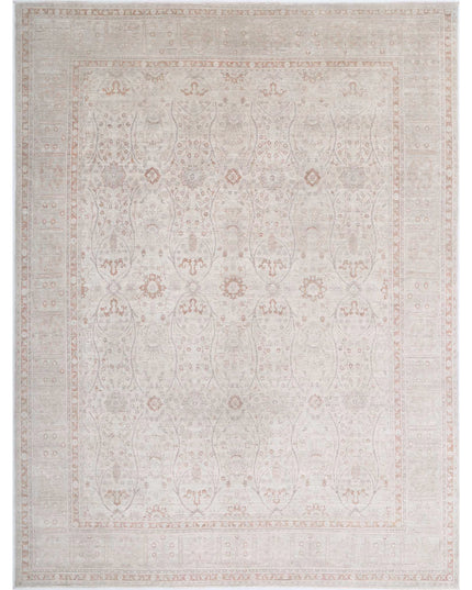 Ariana 8' 0" X 10' 7" Hand Knotted Wool Rug 8' 0" X 10' 7" (244 X 322) / Ivory / Wool