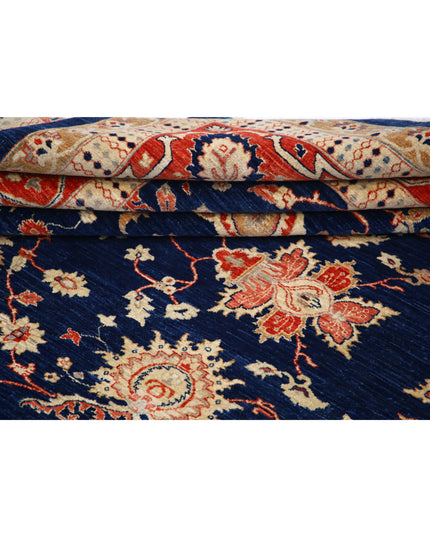 Ariana 10' 1" X 13' 0" Hand Knotted Wool Rug 10' 1" X 13' 0" (307 X 396) / Blue / Wool