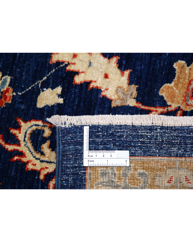 Ariana 10' 1" X 13' 0" Hand Knotted Wool Rug 10' 1" X 13' 0" (307 X 396) / Blue / Wool