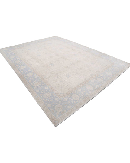 Ariana 9' 1" X 11' 11" Hand Knotted Wool Rug 9' 1" X 11' 11" (277 X 363) / Ivory / Wool