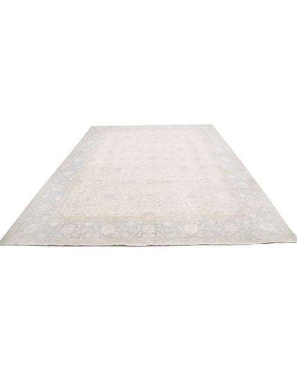 Ariana 9' 1" X 11' 11" Hand Knotted Wool Rug 9' 1" X 11' 11" (277 X 363) / Ivory / Wool