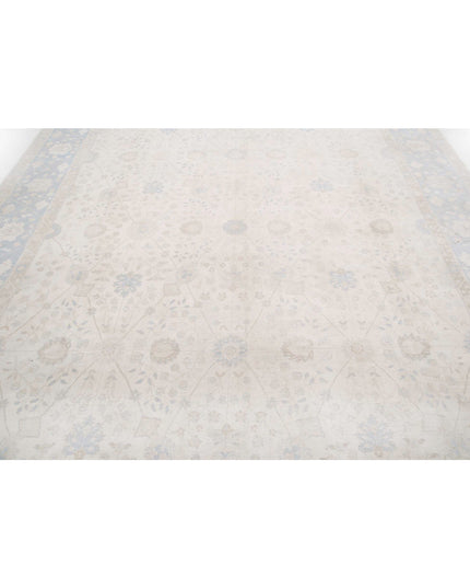 Ariana 9' 1" X 11' 11" Hand Knotted Wool Rug 9' 1" X 11' 11" (277 X 363) / Ivory / Wool
