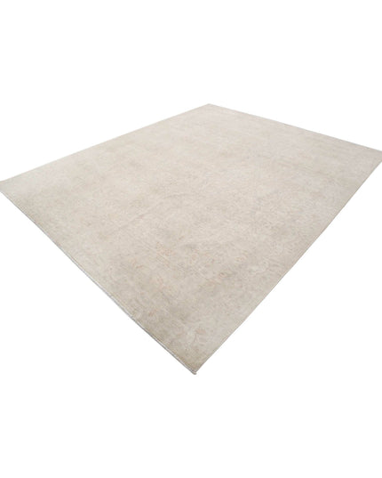 Ariana 8' 2" X 10' 1" Hand Knotted Wool Rug 8' 2" X 10' 1" (249 X 307) / Ivory / Wool