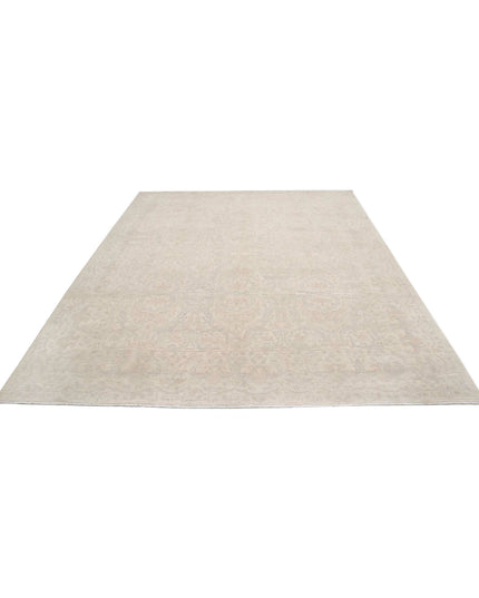 Ariana 8' 2" X 10' 1" Hand Knotted Wool Rug 8' 2" X 10' 1" (249 X 307) / Ivory / Wool