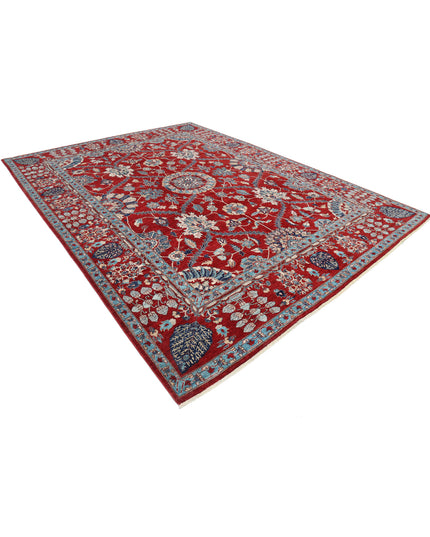 Ariana 9' 0" X 12' 0" Hand Knotted Wool Rug 9' 0" X 12' 0" (274 X 366) / Red / Wool