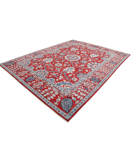 Ariana 9' 0" X 12' 0" Hand Knotted Wool Rug 9' 0" X 12' 0" (274 X 366) / Red / Wool