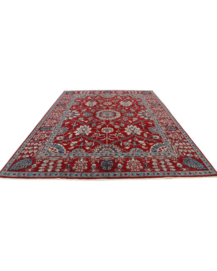 Ariana 9' 0" X 12' 0" Hand Knotted Wool Rug 9' 0" X 12' 0" (274 X 366) / Red / Wool