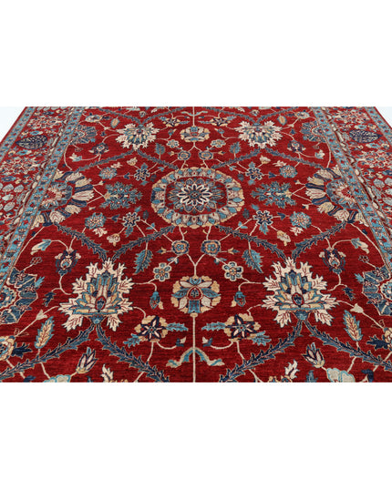 Ariana 9' 0" X 12' 0" Hand Knotted Wool Rug 9' 0" X 12' 0" (274 X 366) / Red / Wool