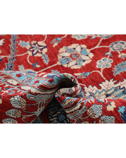 Ariana 9' 0" X 12' 0" Hand Knotted Wool Rug 9' 0" X 12' 0" (274 X 366) / Red / Wool