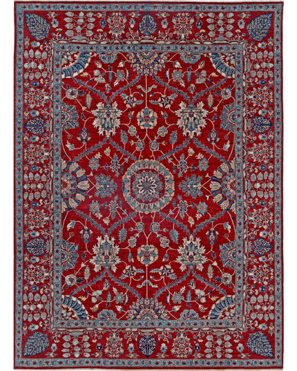 Ariana 9' 0" X 12' 0" Hand Knotted Wool Rug 9' 0" X 12' 0" (274 X 366) / Red / Wool
