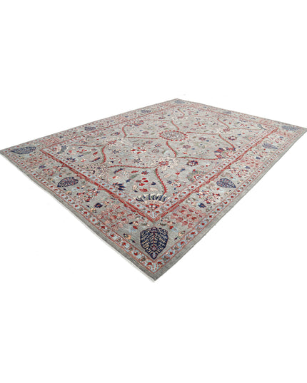 Ariana 10' 1" X 14' 0" Hand Knotted Wool Rug 10' 1" X 14' 0" (307 X 427) / Grey / Wool