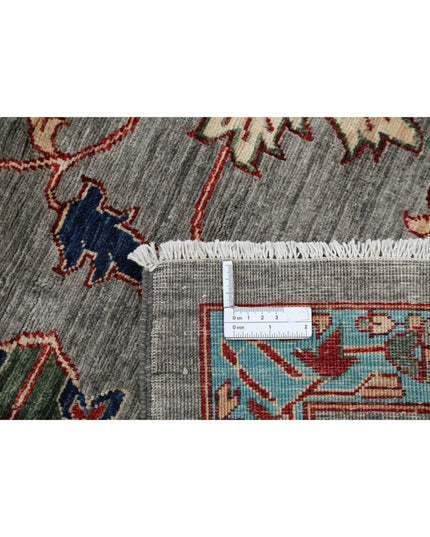 Ariana 10' 1" X 14' 0" Hand Knotted Wool Rug 10' 1" X 14' 0" (307 X 427) / Grey / Wool