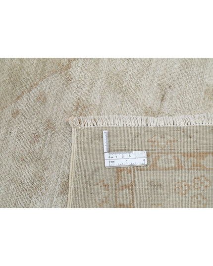Ariana 6' 6" X 9' 6" Hand Knotted Wool Rug 6' 6" X 9' 6" (198 X 290) / Ivory / Wool