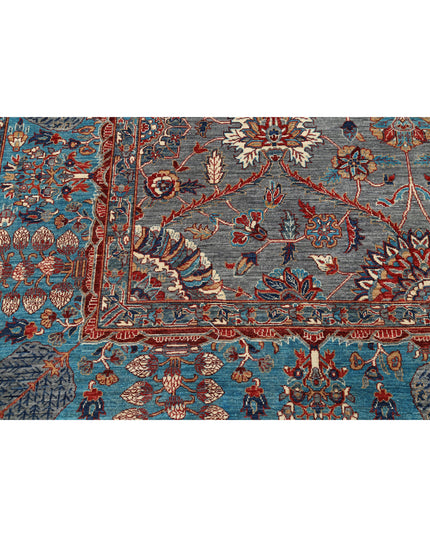 Ariana 7' 11" X 10' 0" Hand Knotted Wool Rug 7' 11" X 10' 0" (241 X 305) / Grey / Wool